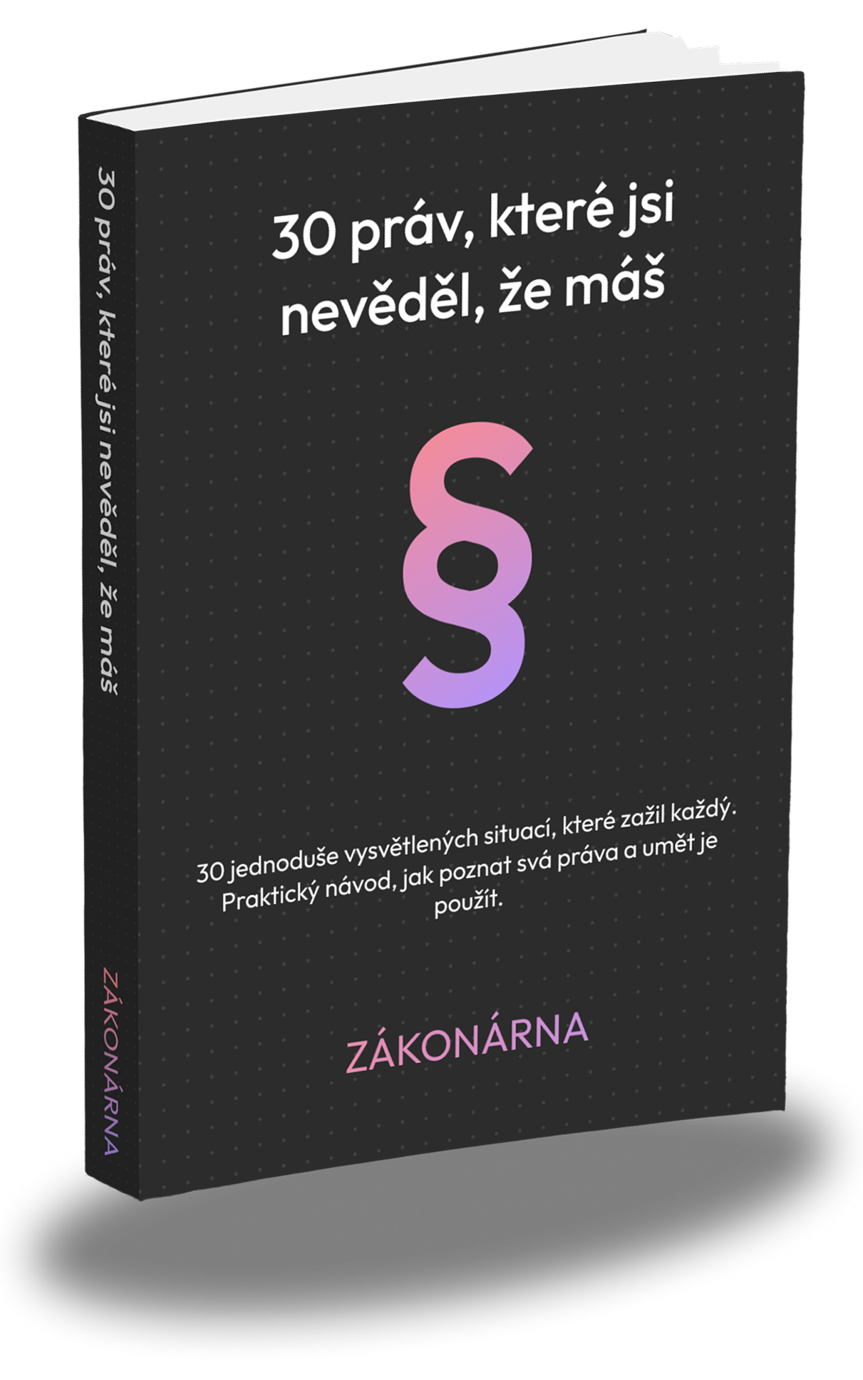 EBOOK - 30 Práv, které jsi nevěděl, že máš